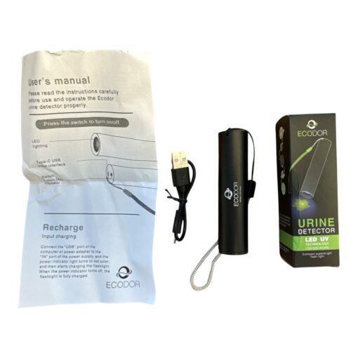 Ecodor Urine detector (Oplaadbaar) – Vind urinevlekken snel en nauwkeurig - Image 3